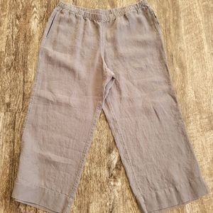 Gray Linen J. Jill pants